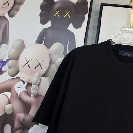 LV T-SHIRT IN BLACK COTTON FABRIC 238921