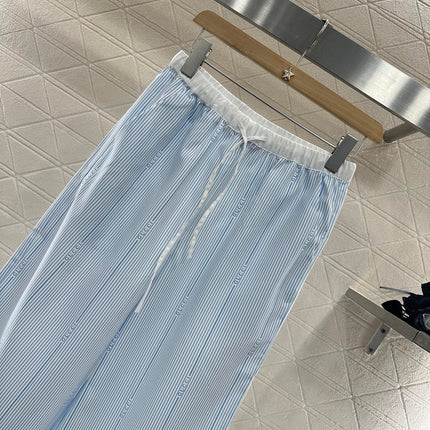 GUCCI STRIPED WIDE-LEG PANTS 276516