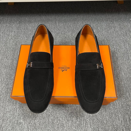 HM GIOVANNI LOAFER BLACK SUEDE