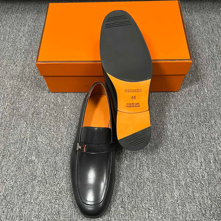 HM GIOVANNI LOAFER BLACK LAMBSKIN