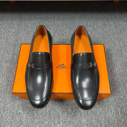 HM GIOVANNI LOAFER BLACK LAMBSKIN