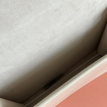 DIONYSUS LAGRE SHOULDER BAG 42 IN OFF WHITE GLOSSY LAMBSKIN