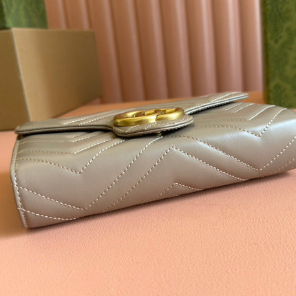 MARMONT SMALL SHOULDER BAG 20 IN LIGHT FAWN BEIGE LAMBSKIN GOLD HARDWARE