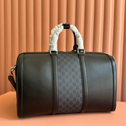 JUMBO MEDIUM DUFFLE 44 IN EXTRA DARK GREEN GG CALFSKIN