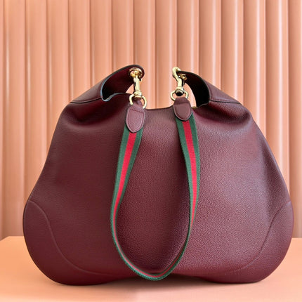 B LARGE SHOULDER BAG 49 IN ROSSO ANCORA RED CALFSKIN