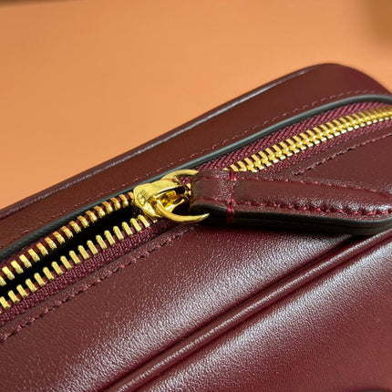 BLONDIE SMALL SHOULDER BAG 21 IN ROSSO ANCORA RED CALFSKIN