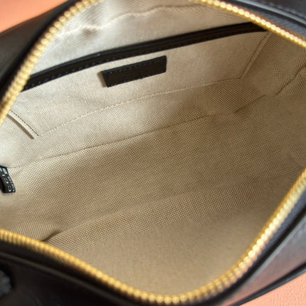 BLONDIE SMALL SHOULDER BAG 21 IN BLACK SMOOTH CALFSKIN