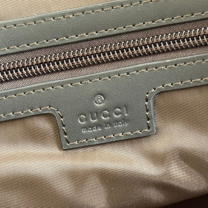 GG SMALL DUFFLE BAG 42 IN BEIGE AND DARK BROWN GG CANVAS