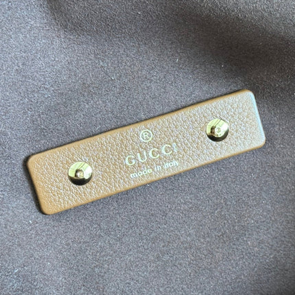 SOFTBIT MAXI SHOULDER BAG 46 IN BROWN GRAINY LAMBSKIN