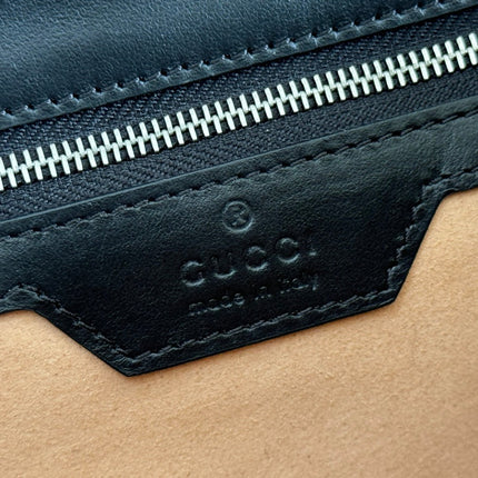 MARMONT SMALL SHOULDER BAG 26 IN BLACK LAMBSKIN