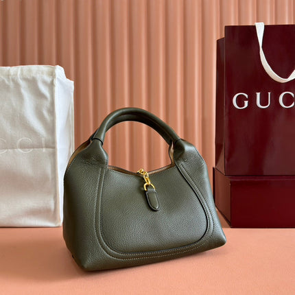 MEDIUM SOFTBIT MAXI SHOULDER BAG 27.5 IN DARK GREEN GRAINY LAMBSKIN