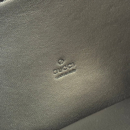 MEDIUM B SHOULDER BAG 42 IN BLACK GG SUEDE