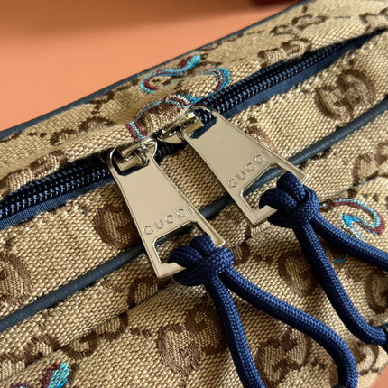 OPHIDIA BELT BAG 34 IN LIGHT BROWN GG CANVAS