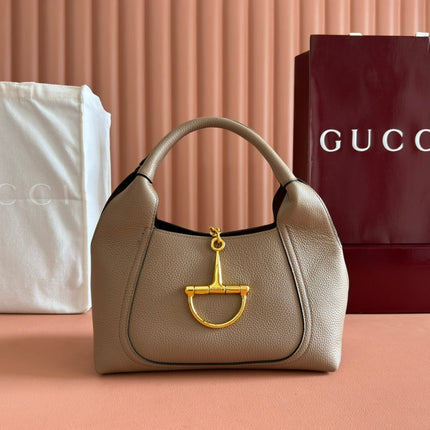 MEDIUM SOFTBIT MAXI SHOULDER BAG 27.5 IN TAUPE GRAINY LAMBSKIN