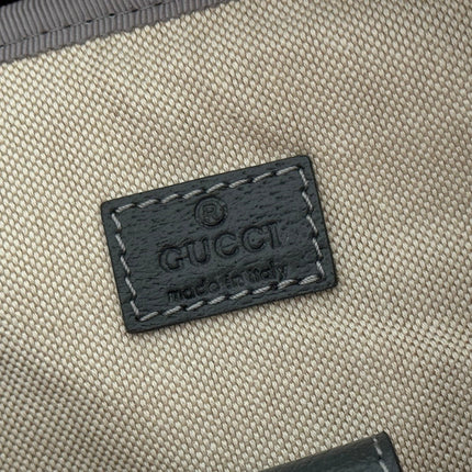 GUCCI 25S OPHIDIA MEDIUM BACKPACK 40 IN GREEN GRAY CALFSKIN