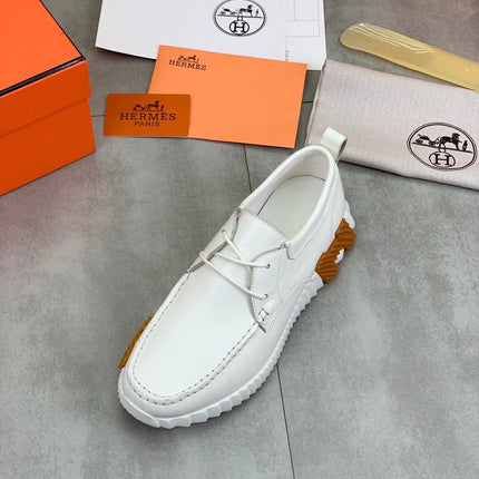 HM INCREASE SNEAKER WHITE CALFSKIN