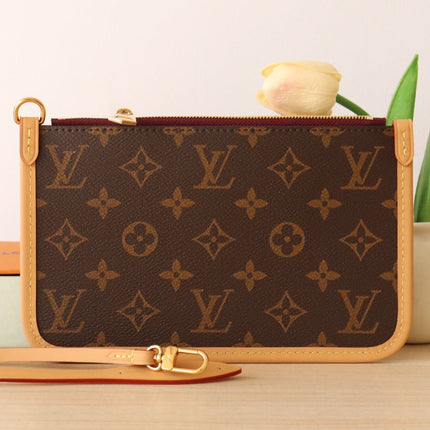 LV 25S SMALL CARRYALL BAG IN BROWN MONOGRAM CALFSKIN