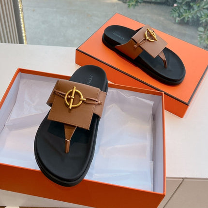 JOYCE SANDAL IN BRONZE BROWN CALFSKIN