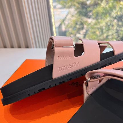 CHYPRE SANDAL IN LIGHT PINK CALFSKIN