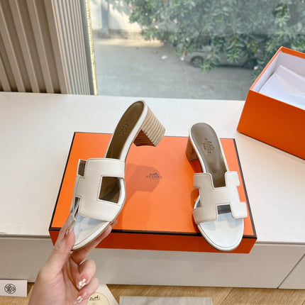 0ASIS SANDAL IN WHITE CALFSKIN