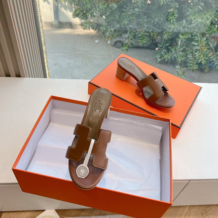 0ASIS SANDAL IN CHOCOLATE BROWN CALFSKIN