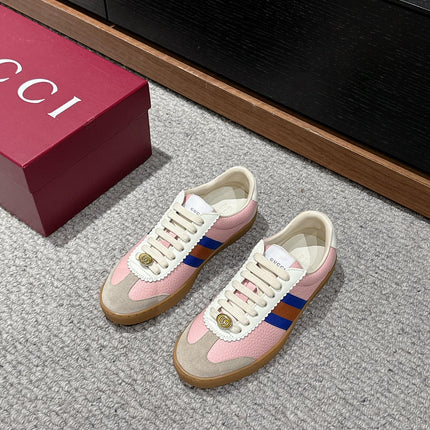 GG & ADIDAS SNEAKER LIGHT PINK CALFSKIN