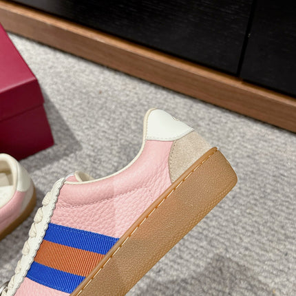 GG & ADIDAS SNEAKER LIGHT PINK CALFSKIN