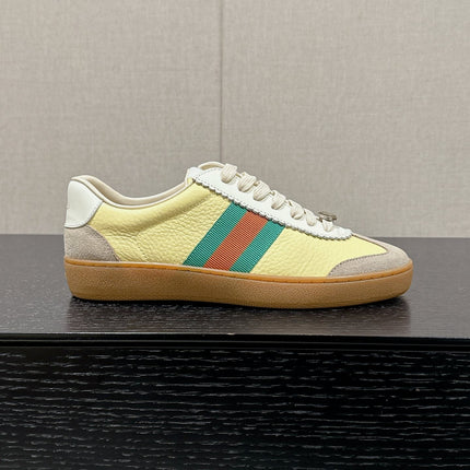 GG & ADIDAS SNEAKER KHAKI CALFSKIN
