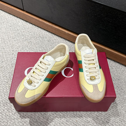 GG & ADIDAS SNEAKER KHAKI CALFSKIN