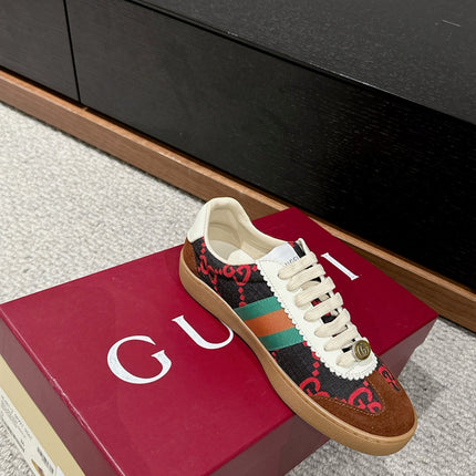 GG & ADIDAS SNEAKER BROWN FABRIC