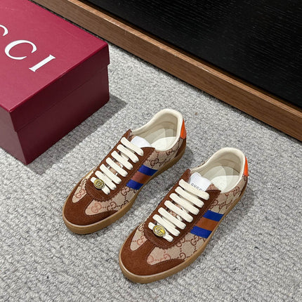 GG & ADIDAS GAZELLE SNEAKER BROWN SUEDE