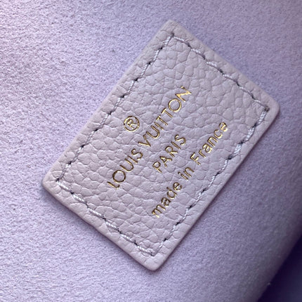 LV 25S NÉONOÉ BB 20 IN MISTY PURPLE CALFSKIN GOLD HARDWARE