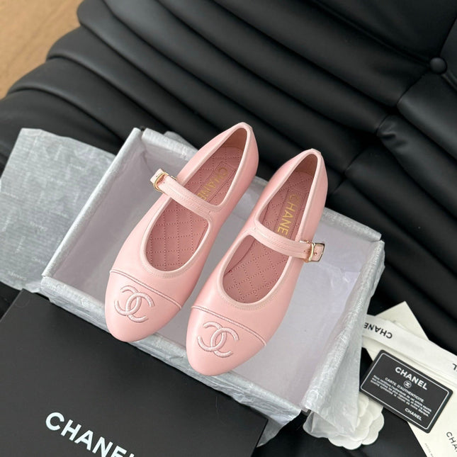 MARY JANE SHOES IN LIGHT PINK LAMBSKIN