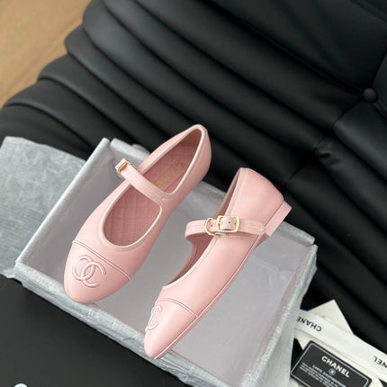 MARY JANE SHOES IN LIGHT PINK LAMBSKIN