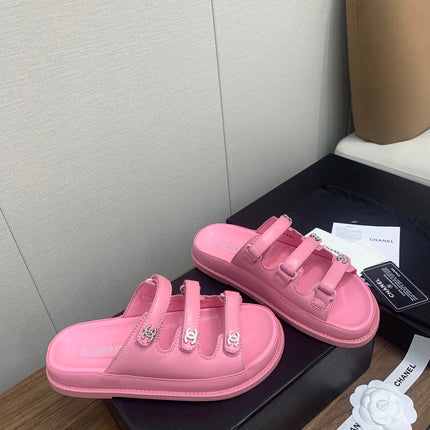 DAD SANDAL IN LIGHT PINK LAMBSKIN MULE