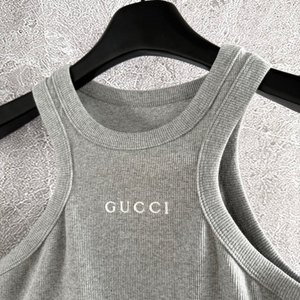 GUCCI CROPPED SLEEVELESS TOP STYLE 129