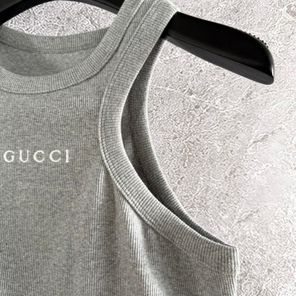 GUCCI CROPPED SLEEVELESS TOP STYLE 129