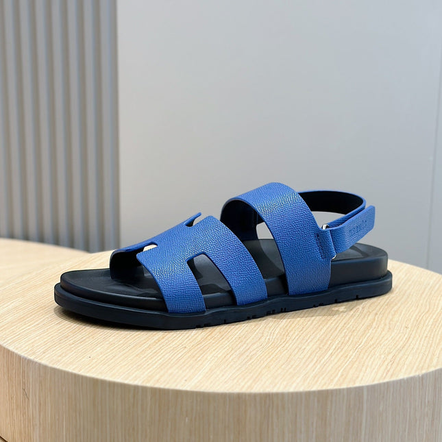 HM GENIUS SANDAL COBALT CALFSKIN