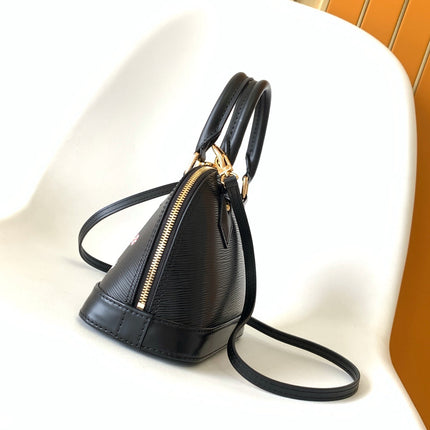 LV 25S ALMA BB BAG 23 IN BLACK EPI CALFSKIN GOLD HARDWARE