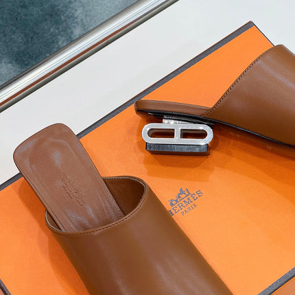 IDOLE SANDAL IN BRONZE BROWN CALFSKIN