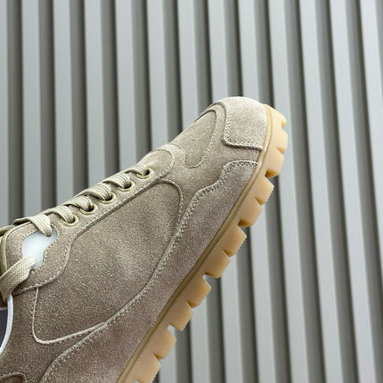 PRA TRAIL FADED SUEDE SNEAKERS TORTILLA