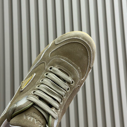 PRA TRAIL FADED SUEDE SNEAKERS LIGHT BROWN