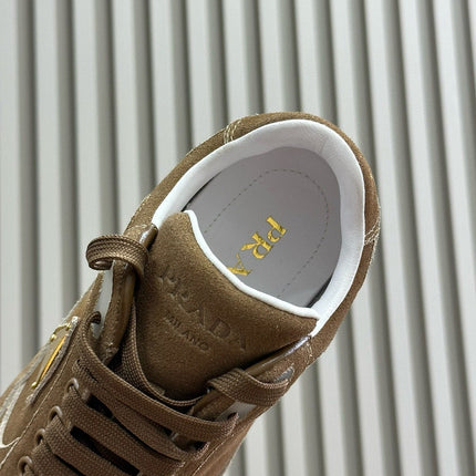 PRA TRAIL FADED SUEDE SNEAKERS CINNAMON