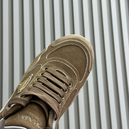 PRA TRAIL FADED SUEDE SNEAKERS CINNAMON