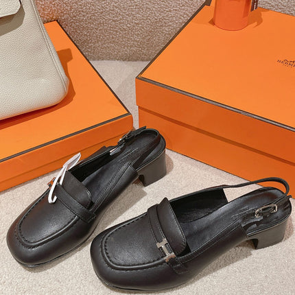 INFINIE 50 PUMP BLACK LAMBSKIN