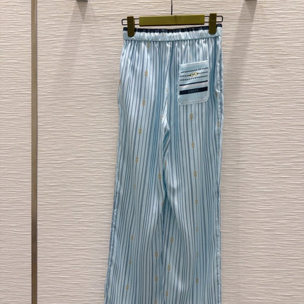 GUCCI LONG-SLEEVE SHIRT AND WIDE-LEG PANTS SET STYLE 15