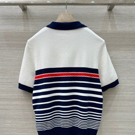 GUCCI SHORT-SLEEVE KNIT TOP 138