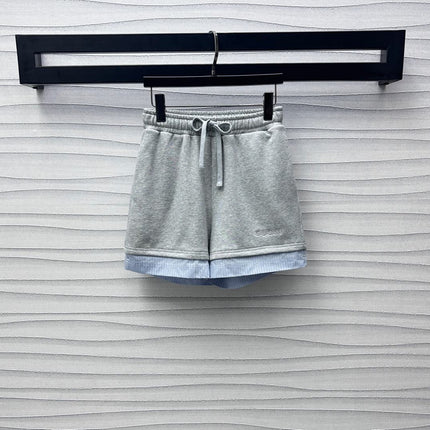 GUCCI SWEATSHIRT AND SHORTS SET IN GREY