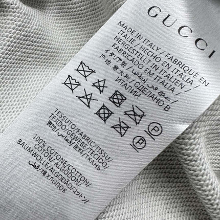 GUCCI SWEATSHIRT AND SHORTS SET IN GREY