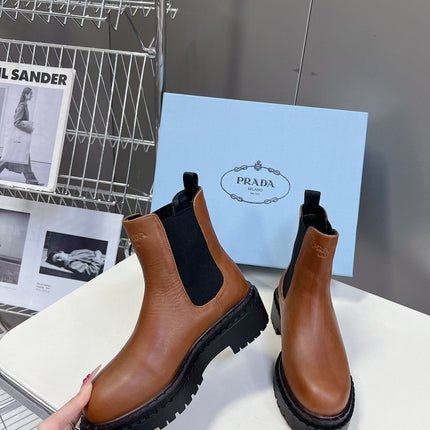 PRA CHELSEA BOOTS CARAMEL CALFSKIN